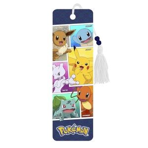 Pokemon Character Bookmark with Tassel new with tags